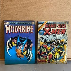 X-MEN - Marvel comics metal front cover wall art